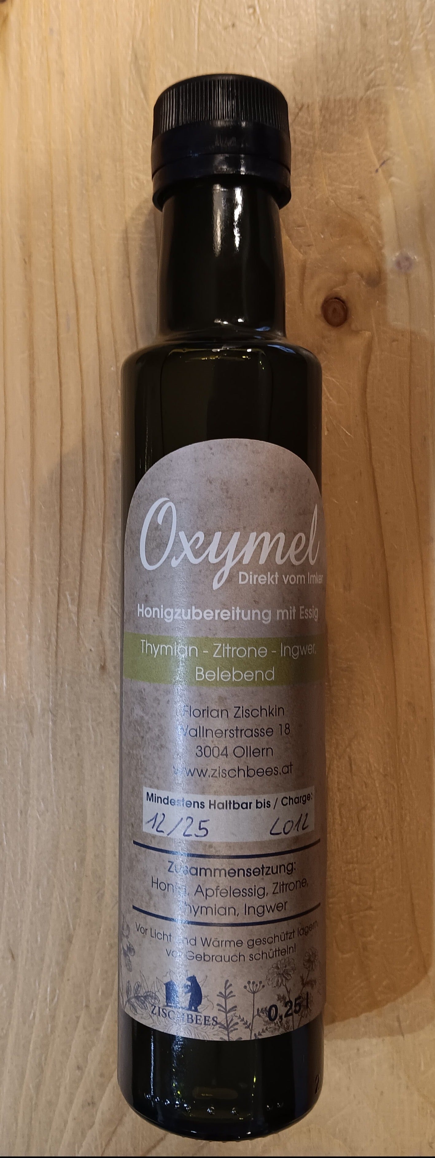 Oxymel - Thymian, Zitrone, Ingwer